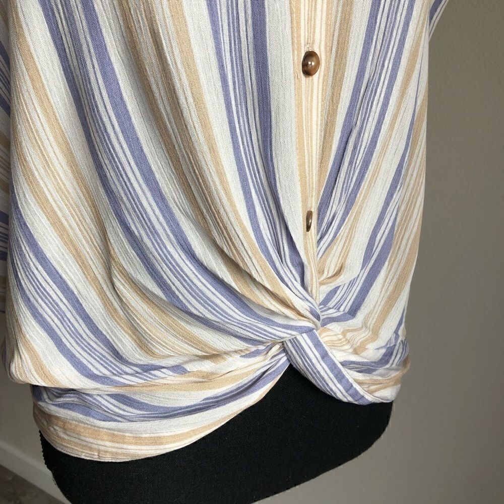 Stripes Button Up Shirt - Picture 6 of 9